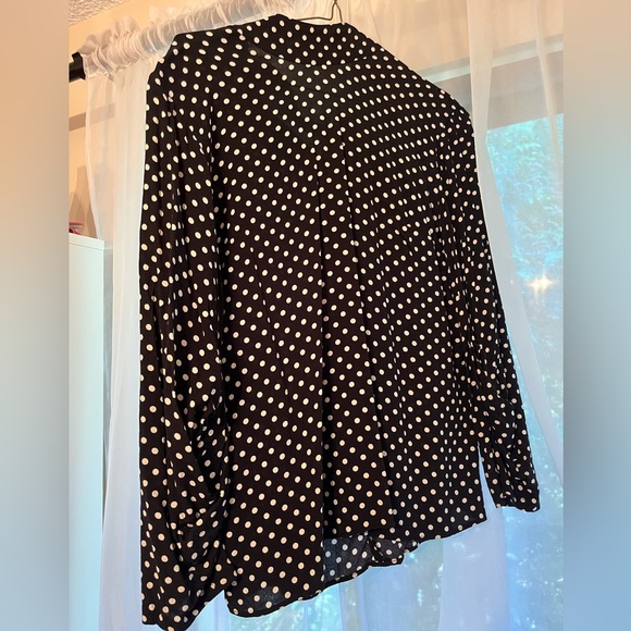 ZARA Polkadot Dream Blouse - Picture 2 of 3